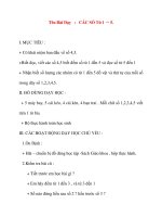 Giáo án lớp 1 môn Toán: Tên Bài Dạy : Các số Từ 1 đến 5 pot