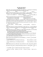 ĐỀ THI THỬ ĐH SỐ 2 MÔN THI: VẬT LÍ docx