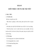 GIÁO ÁN SINH 7_BÀI 55 :GIỚI THIỆU CHUNG HỆ NỘI TIẾT pot