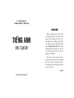 đàm thoại tiếng anh du lịch