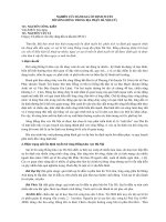 Báo cáo nghiên cứu khoa học: 