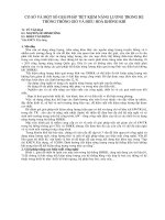 Báo cáo nghiên cứu khoa học: 