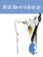 Phương pháp phân tích bảo trì bảo dưỡng độ tin cậy ở ngân hàng MB bank