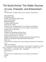 David brooks   social animal  the hidden sources of love, character, and achievement, the