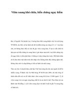 Viêm xoang khó chữa, biến chứng nguy hiểmBác sĩ Nguyễn Thị Quỳnh Lan, Trưởng potx