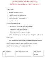 Giáo án âm nhạc lớp 1: - ÔN TẬP BÀI HÁT : MỜI BẠN VUI MÚA CA . pptx