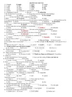 BÀI ÔN TẬP ANH VĂN pps