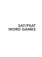 SAT Psat Word Games Part 1 ppt