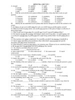 KIỂM TRA ANH VĂN 1 pps