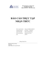 Báo cáo thực tập tại công ty cổ phần LILAMA18   luận văn, đồ án, đề tài tốt nghiệp
