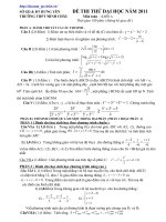 ôn thi vip đại học môn toán số 9