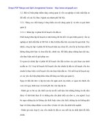 Tăng cường quản lý vốn sự nghiệp có tính chất đầu tư xây dựng cơ bản với các Sở, Ban, Ngành tại Hà Nội - 6 doc