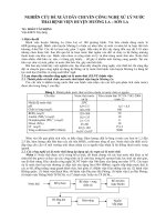 Báo cáo nghiên cứu khoa học: 