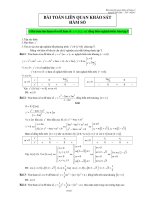 bài toán liên quan khảo sát hàm số 12