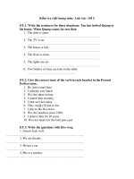 Kiểm tra chất lượng môn: Anh văn – Đề 5 docx