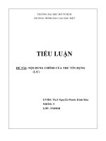 Tiểu luận nội dung chính của thư tín dụng (lc)   luận văn, đồ án, đề tài tốt nghiệp