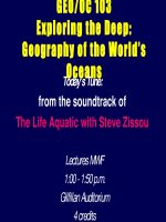 Geography and Oceanography - Chapter 1 ppsx