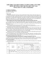 Báo cáo nghiên cứu khoa học: 