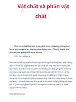 Vật chất và phản vật chất docx