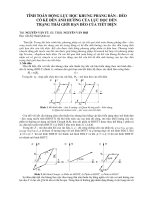 Báo cáo nghiên cứu khoa học: 
