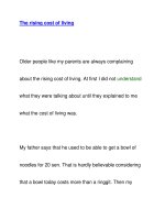 The rising cost of livingOlder people like my parents doc