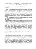 Báo cáo nghiên cứu khoa học: 