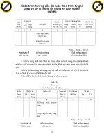 Giáo trình hướng dẫn lập luận theo trình tự ghi chép và xử lý thông tin trong kế toán doanh nghiệp p1 pot