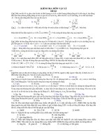 KIỂM TRA MÔN VẬT LÍ ĐỀ 02 pdf