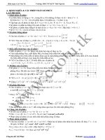 Ôn thi đại học toán Chuyên đề số phức