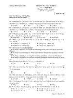 ĐỀ KIỂM TRA TRẮC NGHIỆM VẬT LÝ HẠT NHÂN docx