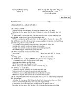 Kiểm tra một tiết - Vật lý 12 - Mã đề thi 209 pdf