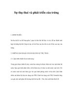 Sự thụ thai và phát triển của trứng doc