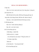 Giáo án lớp 2 môn Kể Chuyện: BÀI 14 : CÂU CHUYỆN BÓ ĐŨA pdf