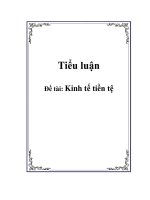 Tiểu luận kinh tế thị trường