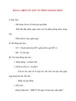 Giáo án lớp 2 môn Luyện Từ Và Câu: BÀI 12 : MRVT-TỪ NGỮ VỀ TÌNH CẢM-DẤU PHẨY pdf