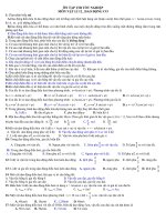 ÔN TẬP THI TỐT NGHIỆP MÔN VẬT LÍ 12_ DAO ĐỘNG CƠ docx