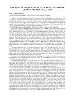 Báo cáo nghiên cứu khoa học: 