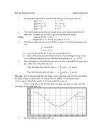 Bài tập matlab căn bản
