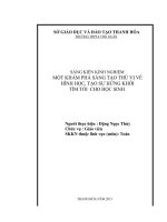 skkn một khám phá sáng tạo thú vị về hình học, tạo sự hứng khởi tìm tòi cho học sinh