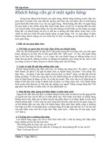 Khách hàng cần gì ở một ngân hàng pdf