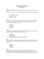 Đề luyện thi TN & ĐH CĐ Môn Vật lí (L4) potx