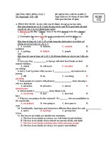 ĐỀ KIỂM TRA CHUNG KHỐI 12 - MÃ ĐỀ: 122 pdf
