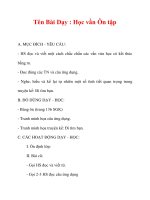 Giáo án lớp 1 môn Tiếng Việt :Tên Bài Dạy : Học vần Ôn tập pptx