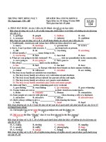 ĐỀ KIỂM TRA CHUNG KHỐI 12 - MÃ ĐỀ: 124 docx