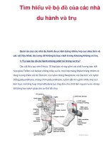 Tìm hiểu về bộ đồ của các nhà du hành vũ trụ ppsx