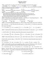 KIỂM TRA 45 PHÚT MÔN VẬT LÍ 12 pptx