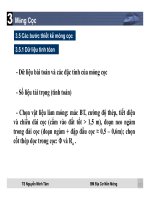 Bài giảng môn ĐỊA CƠ NỀN MÓNG - Chương 3 doc