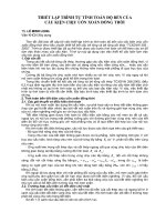 Báo cáo nghiên cứu khoa học: 