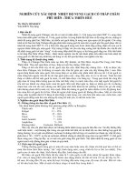 Báo cáo nghiên cứu khoa học: 