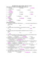 ĐỀ KIỂM TRA CHẦT LƯỢNG ANH VĂN – SỐ 13 ppsx